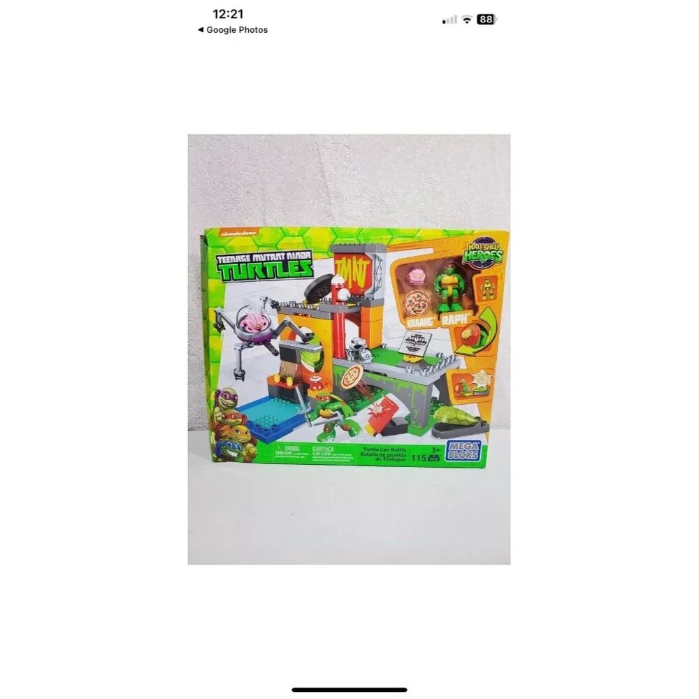 Mega Bloks Teenage Mutant Ninja Turtles Half Shell Heroes Turtle Lair Battle GUC